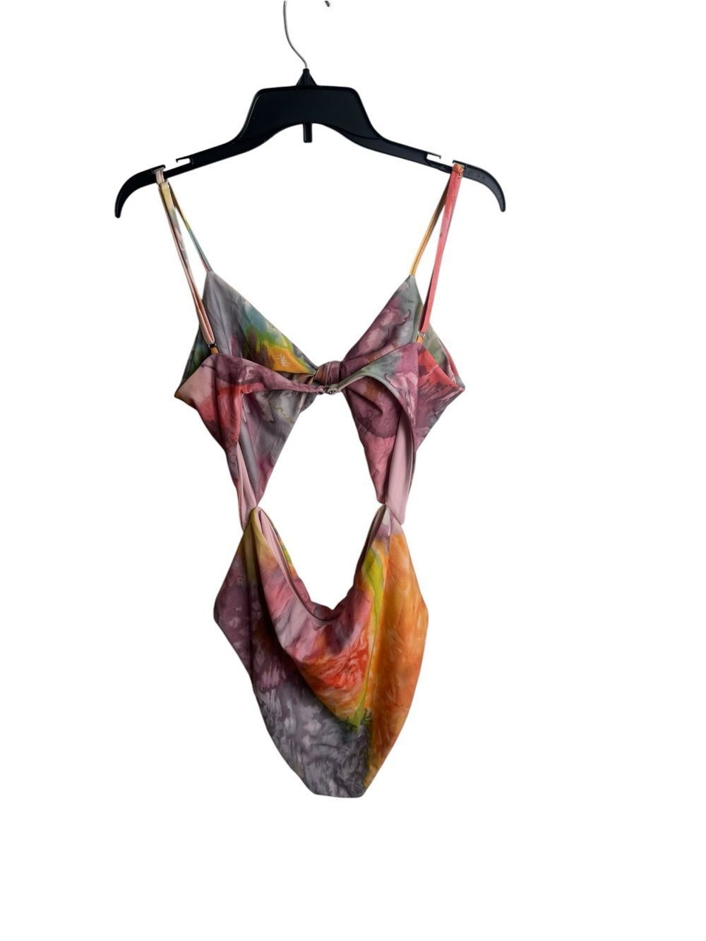 Mara Hoffman Kia Tie Front One Piece Tie Dye - Picture 5 of 6